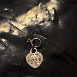 Tiffany & Co. Silver Heart Charm Pendant